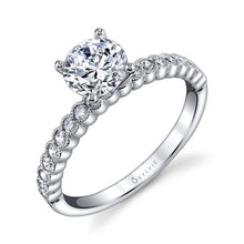 Load image into Gallery viewer, S1510 ALBERTINE - MODERN SOLITAIRE ENGAGEMENT RING