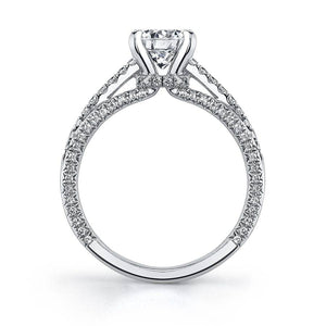 SY126 EMMANUELLE - MODERN SOLITAIRE ENGAGEMENT RING