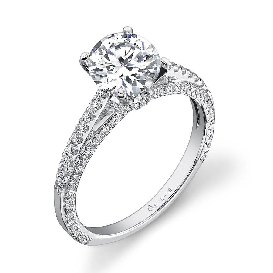 SY126 EMMANUELLE - MODERN SOLITAIRE ENGAGEMENT RING