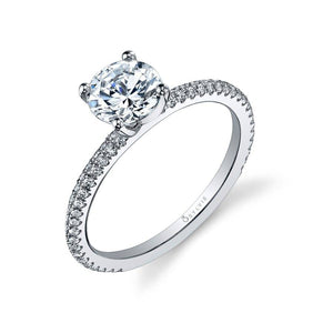 SY131 JEANA - CLASSIC ROUND SOLITAIRE ENGAGEMENT RING